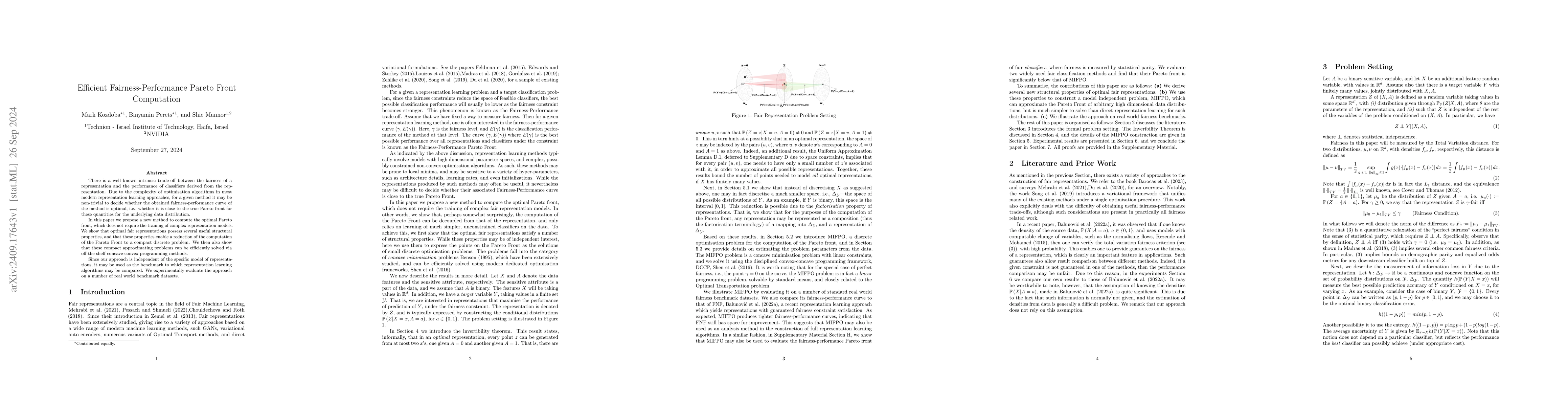 Thumbnail for Efficient Fairness-Performance Pareto Front Computation