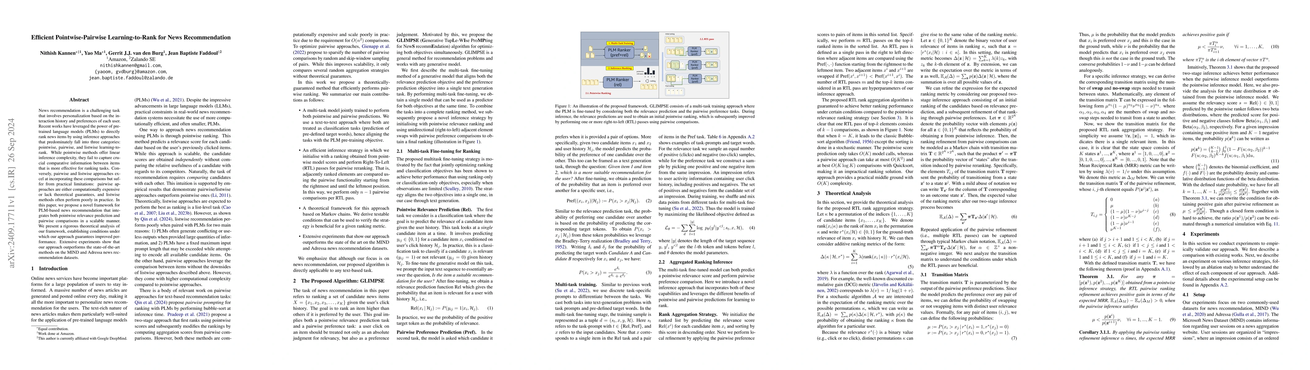 Thumbnail for Efficient Pointwise-Pairwise Learning-to-Rank for News Recommendation