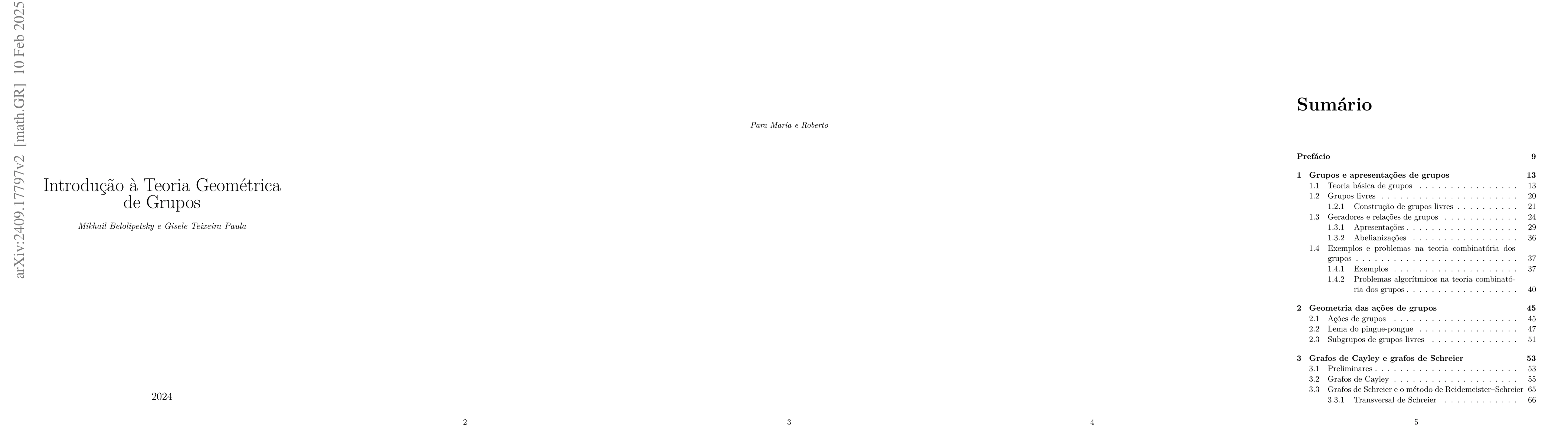 Thumbnail for An Introduction to Geometric Group Theory