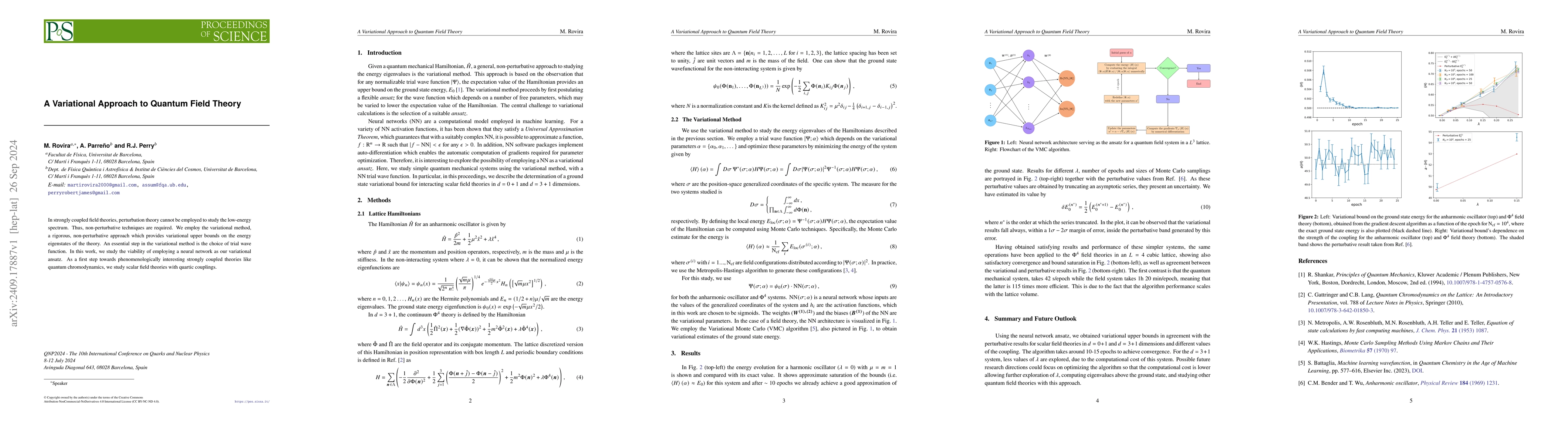 Thumbnail for A Variational Approach to Quantum Field Theory