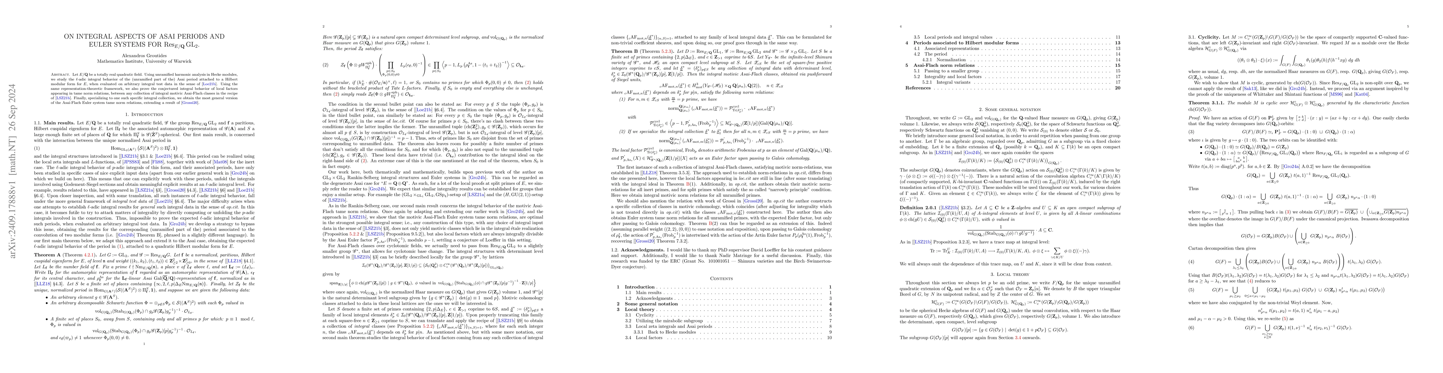 Thumbnail for On integral aspects of Asai periods and Euler systems for
  $\mathrm{Res}_{E/\mathbf{Q}}\mathrm{GL}_2$