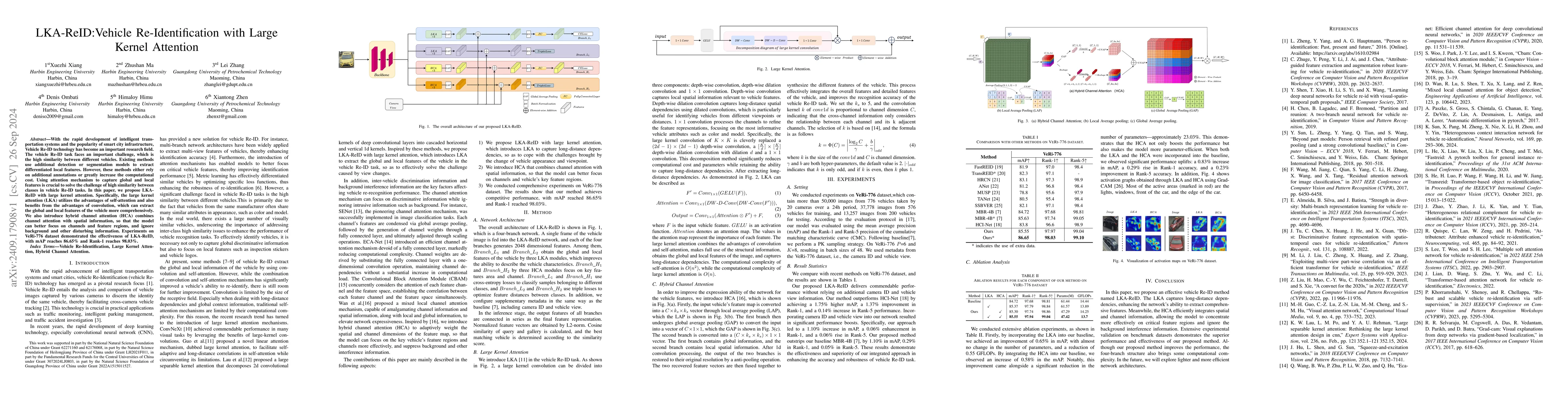 Thumbnail for LKA-ReID:Vehicle Re-Identification with Large Kernel Attention