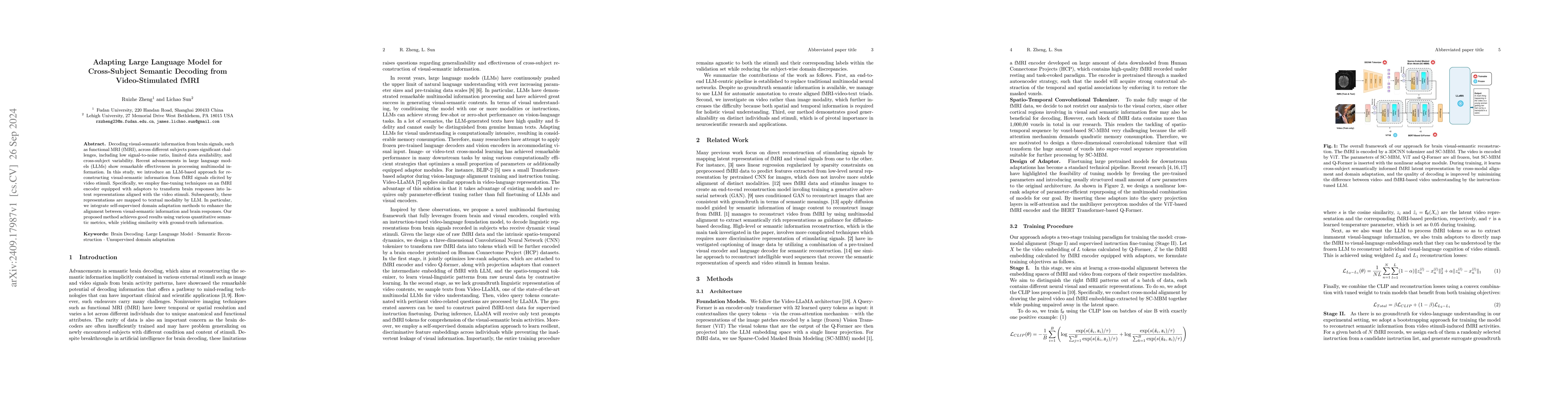 Thumbnail for LLM4Brain: Training a Large Language Model for Brain Video Understanding