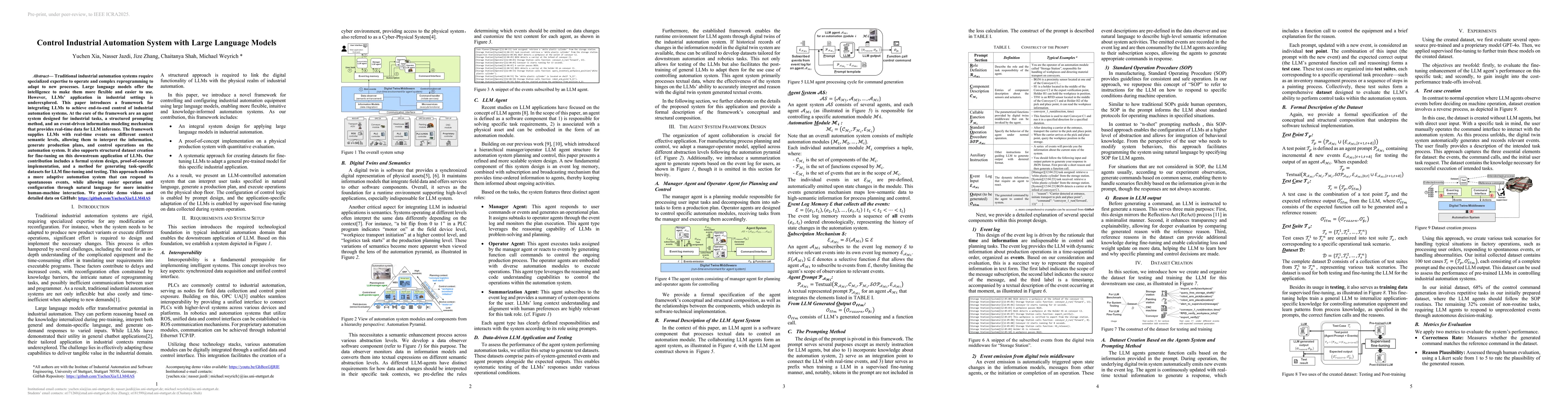 Thumbnail for Control Industrial Automation System with Large Language Models