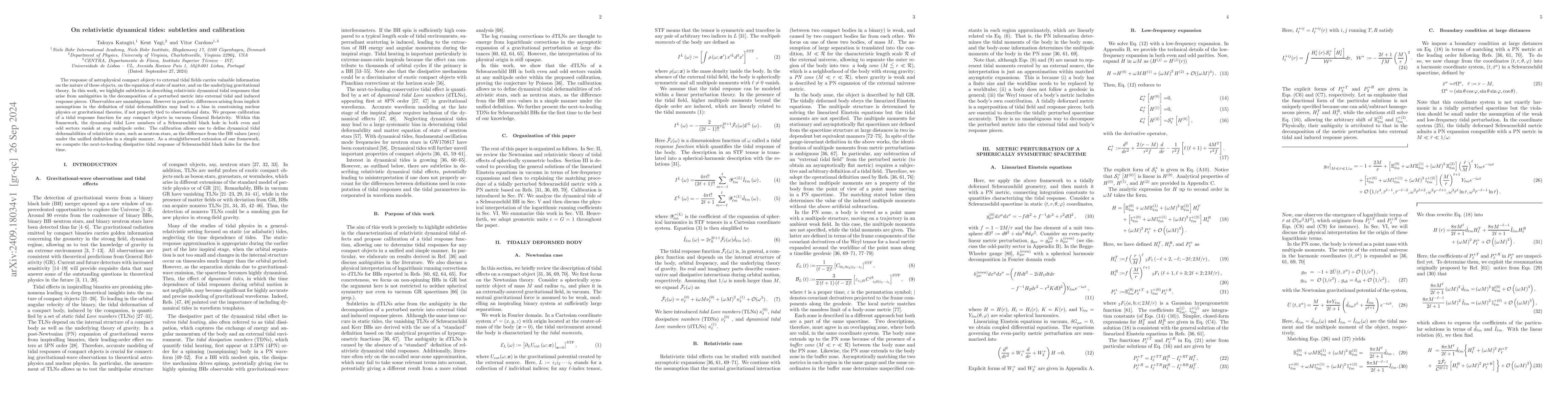 Thumbnail for On relativistic dynamical tides: subtleties and calibration