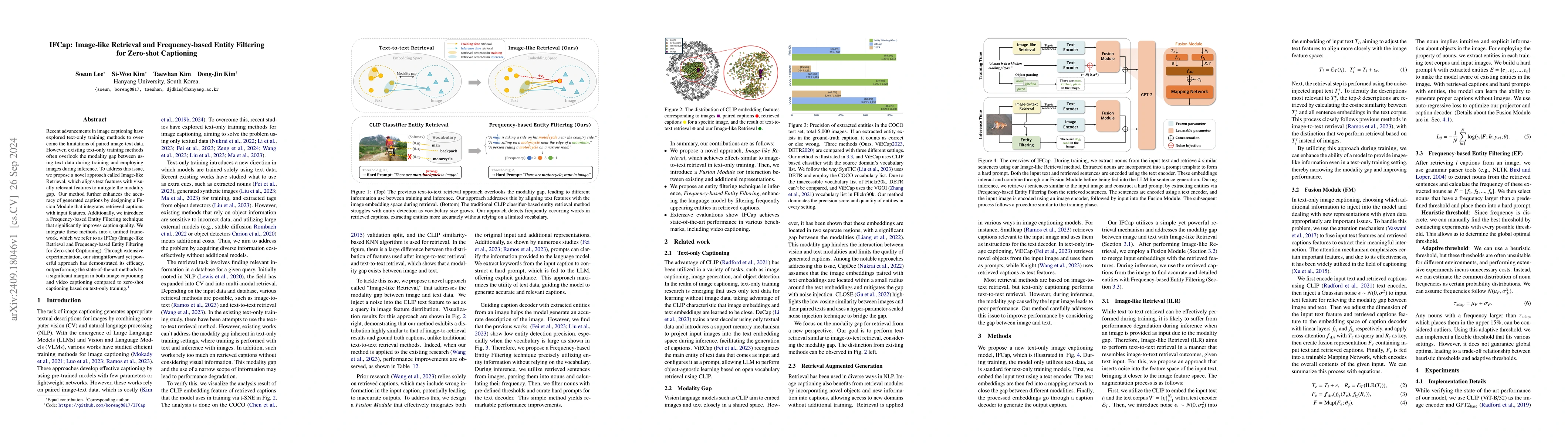 Thumbnail for IFCap: Image-like Retrieval and Frequency-based Entity Filtering for
  Zero-shot Captioning