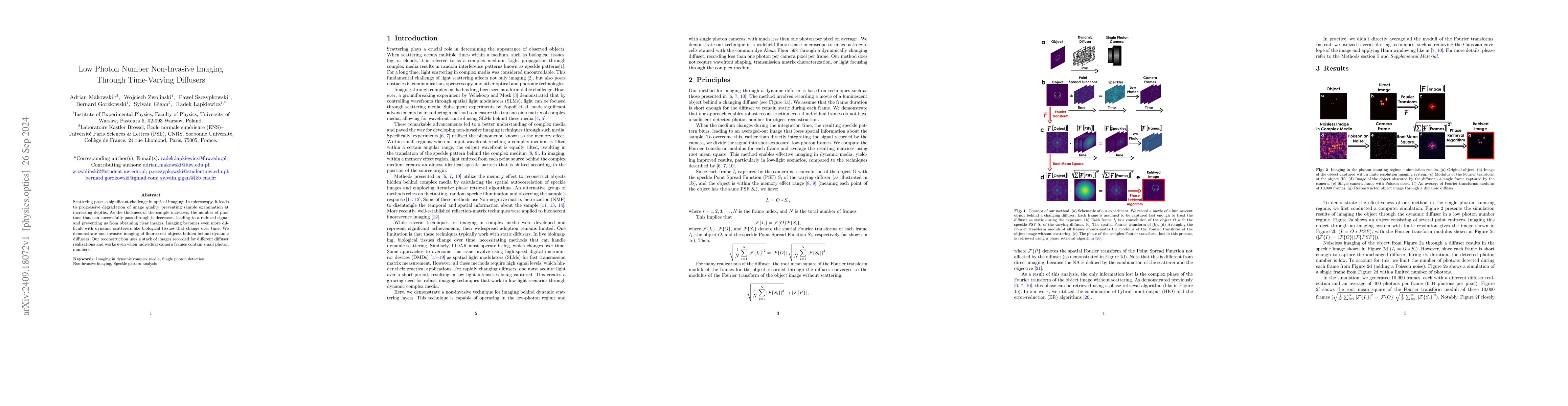Thumbnail for Low Photon Number Non-Invasive Imaging Through Time-Varying Diffusers