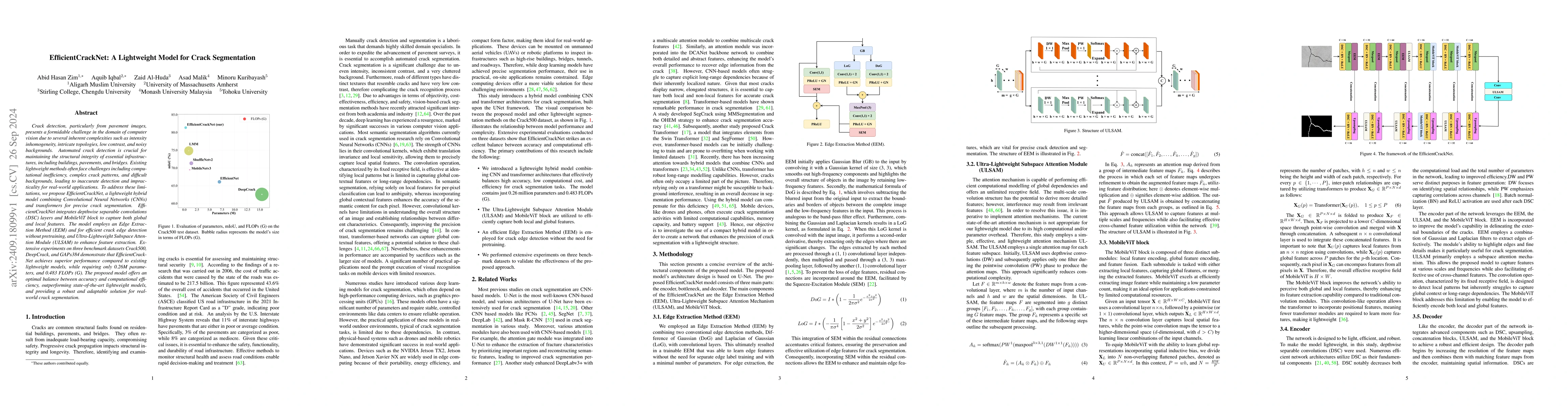 Thumbnail for EfficientCrackNet: A Lightweight Model for Crack Segmentation