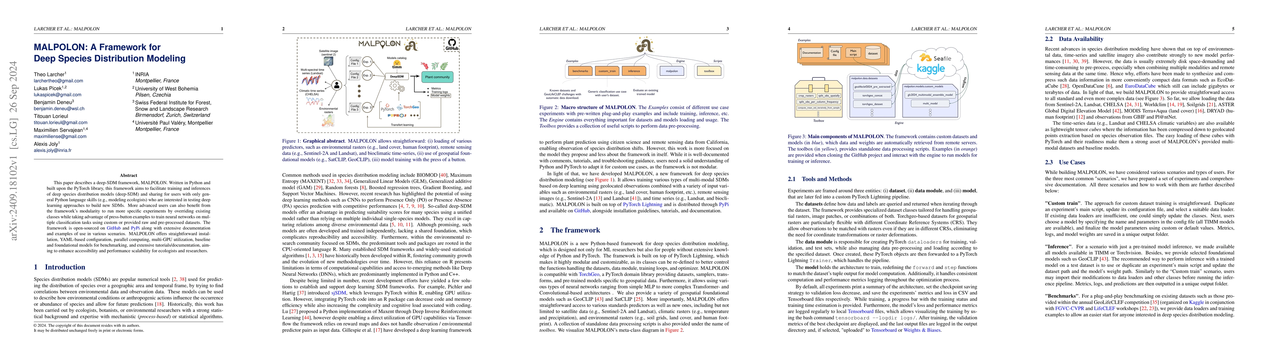 Thumbnail for MALPOLON: A Framework for Deep Species Distribution Modeling