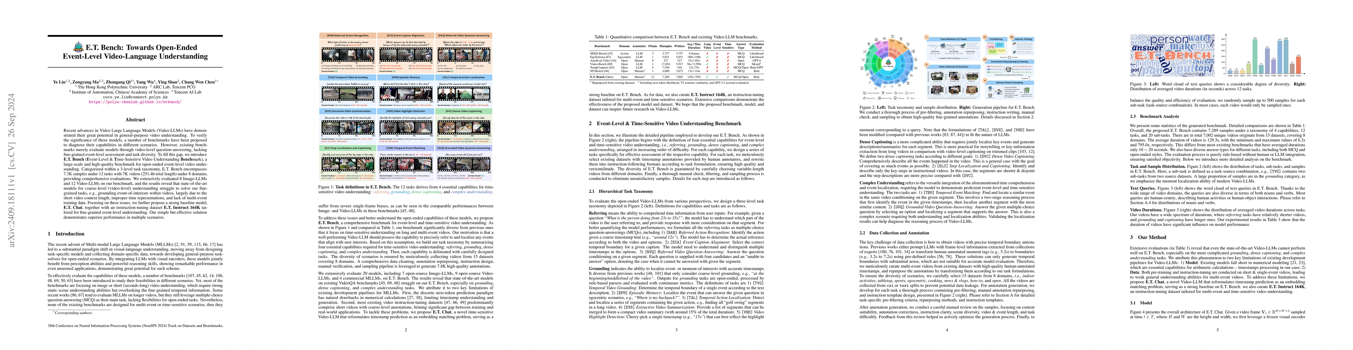 Thumbnail for E.T. Bench: Towards Open-Ended Event-Level Video-Language Understanding