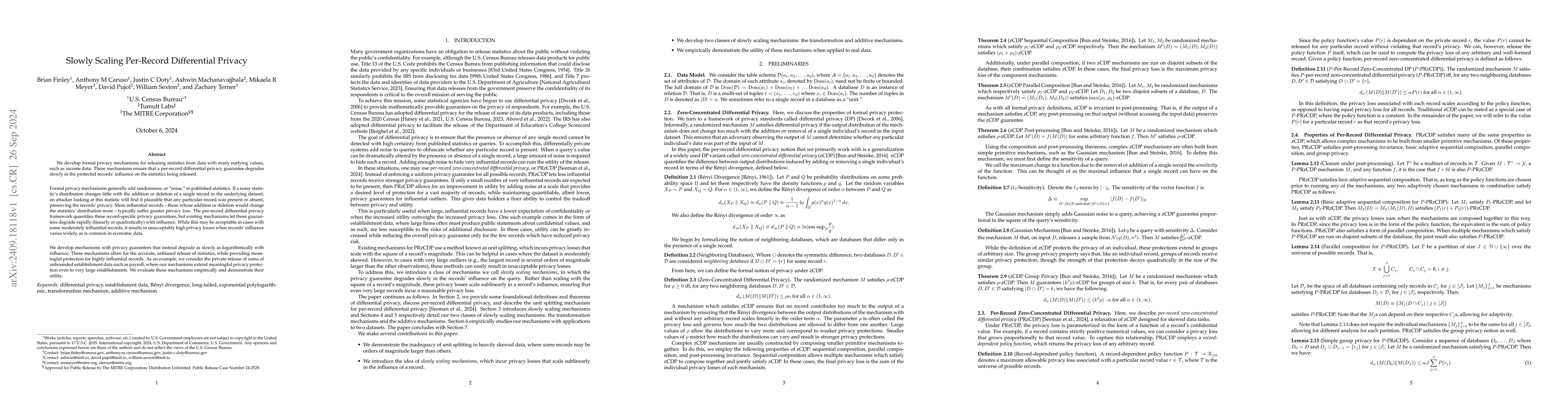 Thumbnail for Slowly Scaling Per-Record Differential Privacy