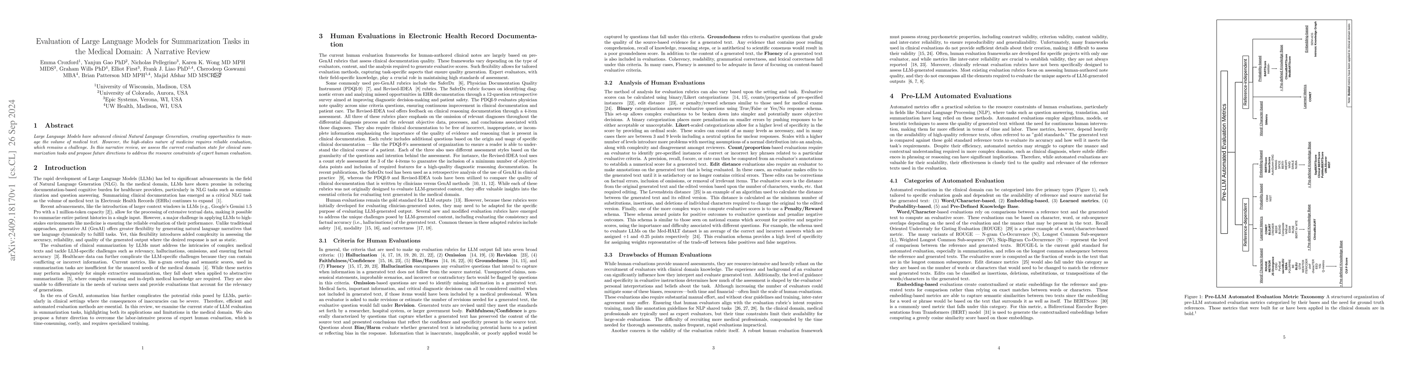 Thumbnail for Evaluation of Large Language Models for Summarization Tasks in the
  Medical Domain: A Narrative Review