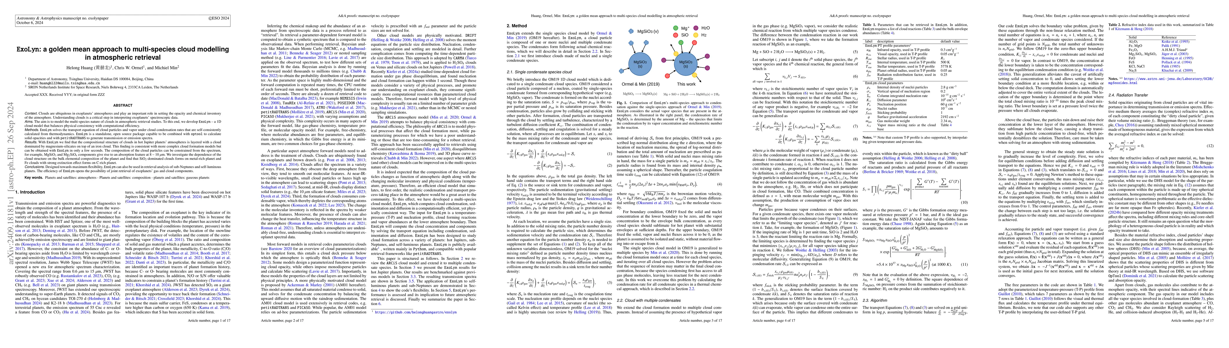 Thumbnail for ExoLyn: a golden mean approach to multi-species cloud modelling in
  atmospheric retrieval