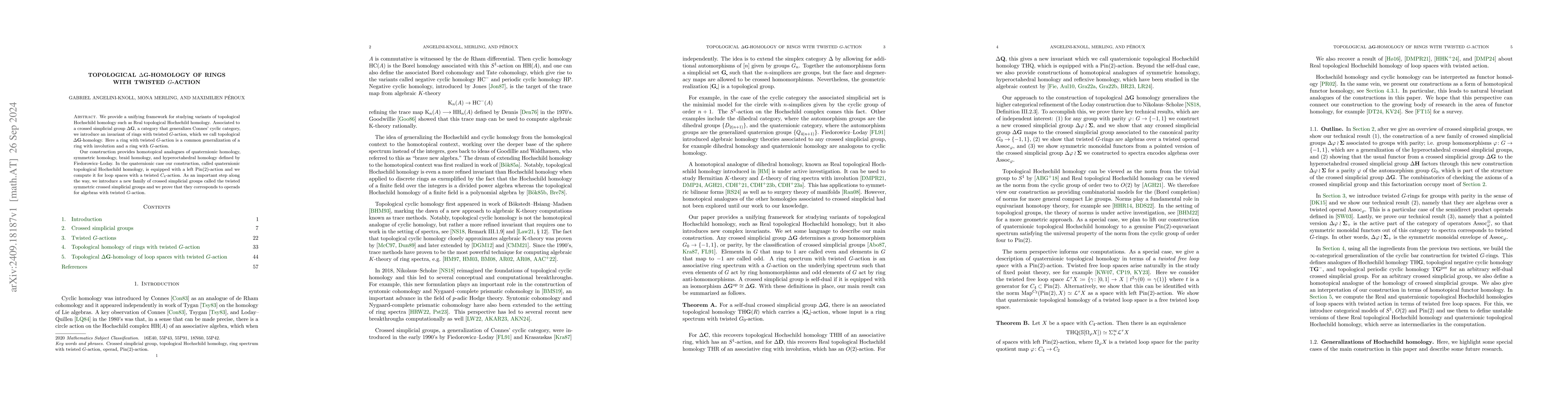 Thumbnail for Topological $ΔG$ homology of rings with twisted $G$-action