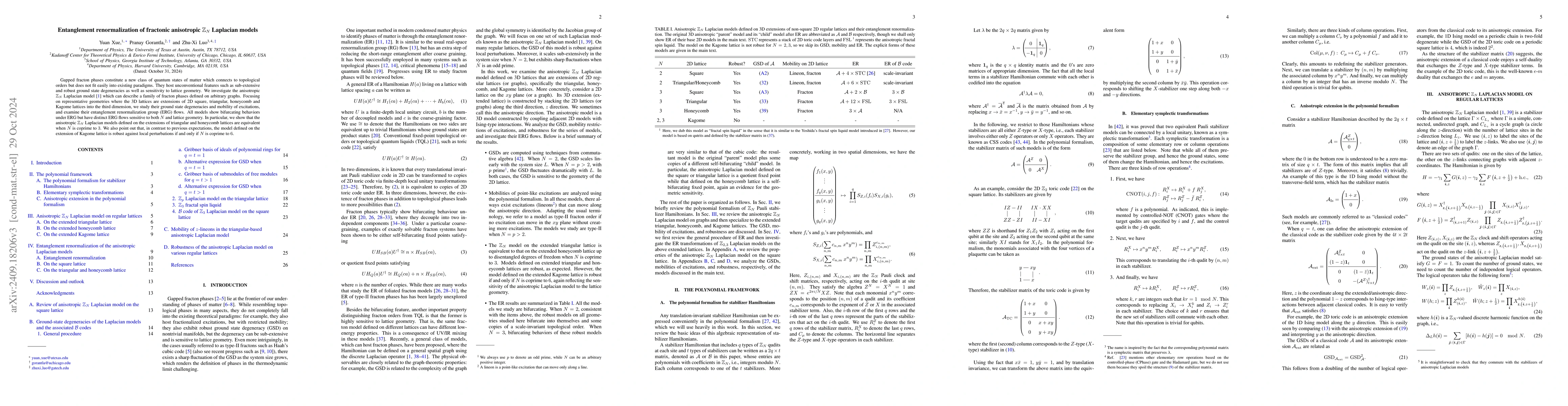 Thumbnail for Entanglement renormalization of fractonic anisotropic $\mathbb{Z}_N$
  Laplacian models
