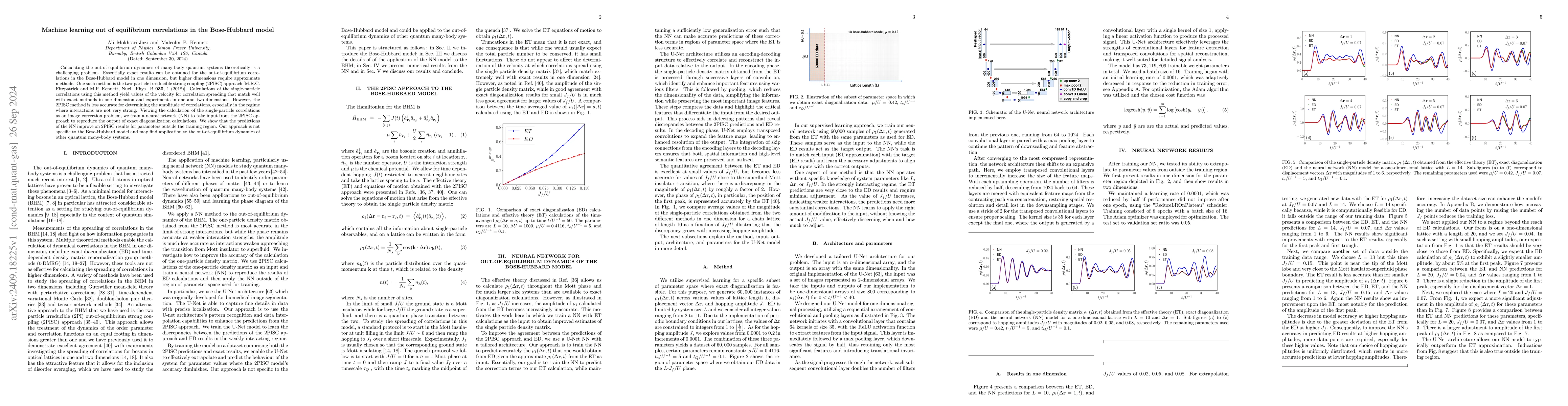 Thumbnail for Machine Learning out of equilibrium correlations in the Bose-Hubbard
  model