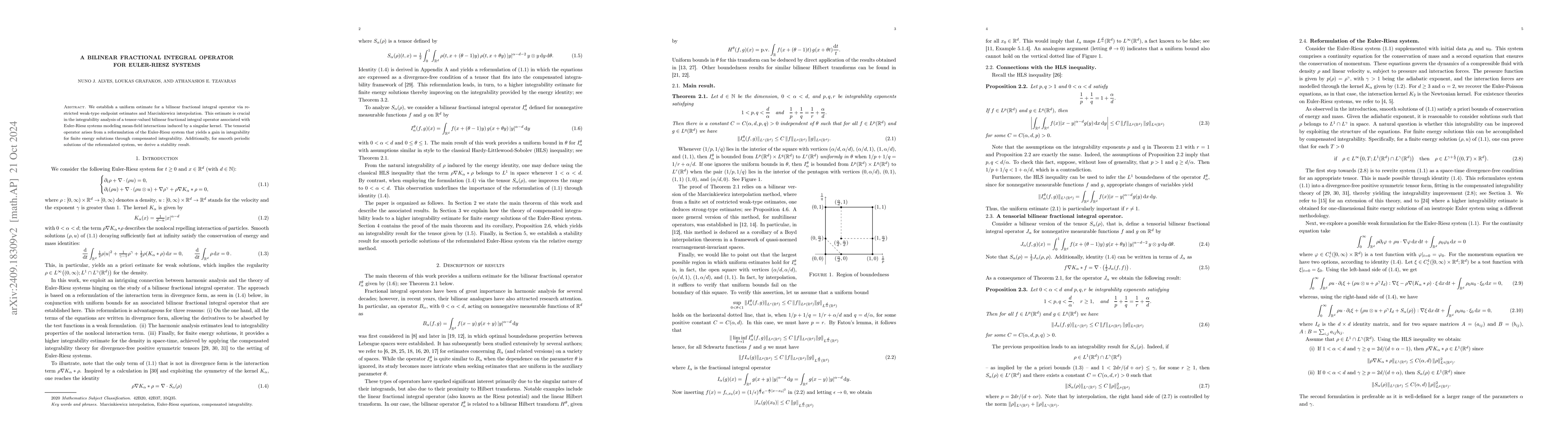 Thumbnail for A bilinear fractional integral operator for Euler-Riesz systems