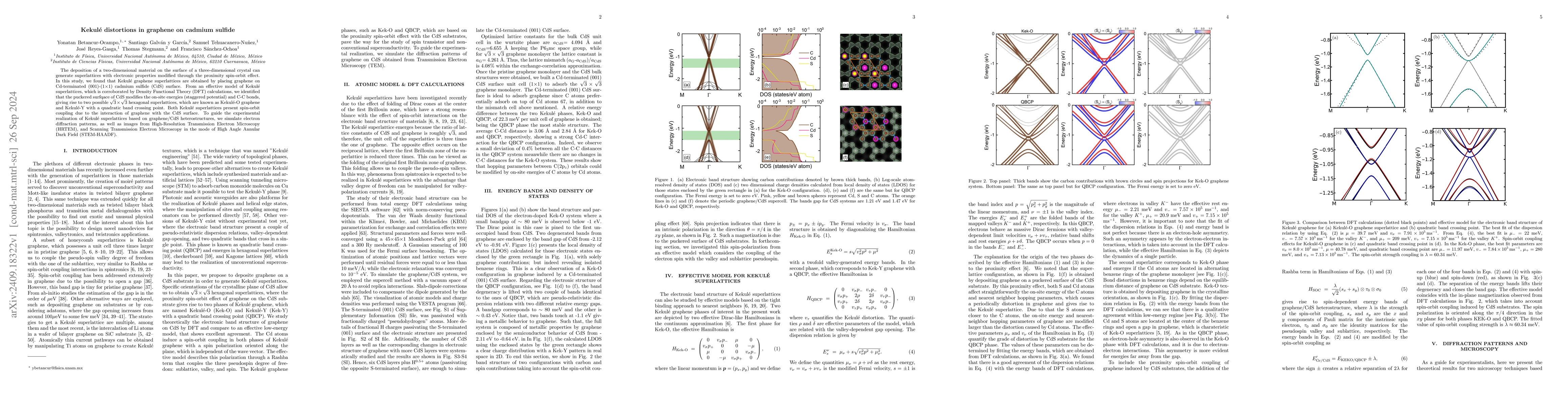 Thumbnail for Kekulé distortions in graphene on cadmium sulfide