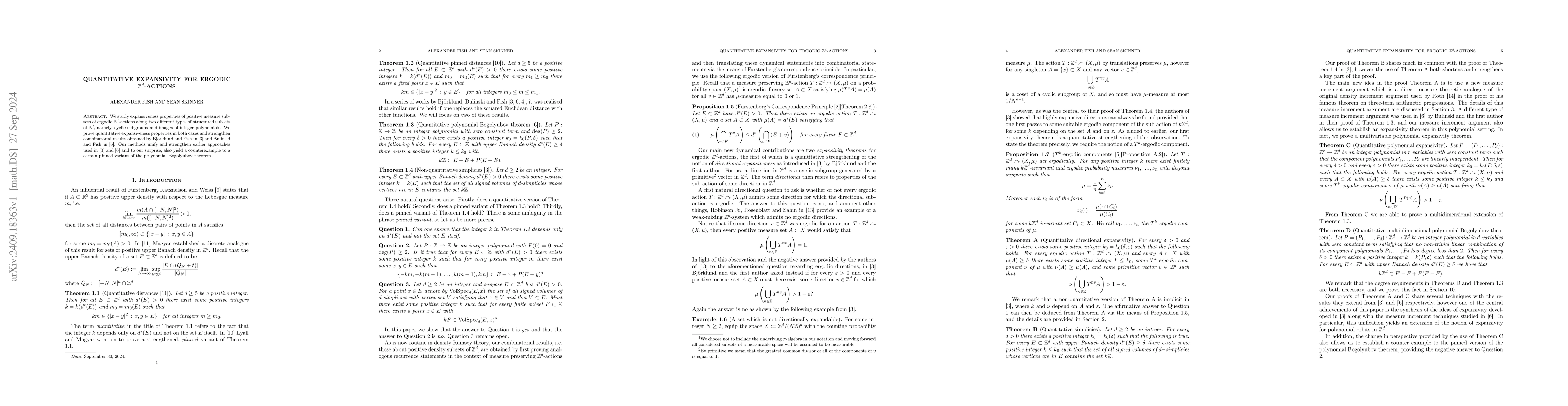 Thumbnail for Quantitative expansivity for ergodic $\mathbb{Z}^d$ actions