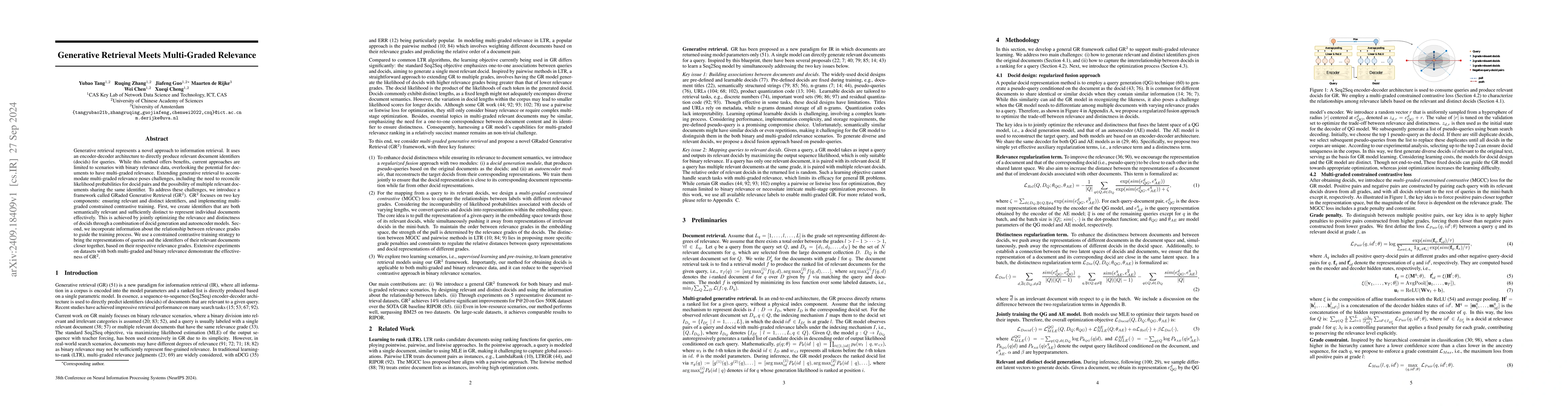 Thumbnail for Generative Retrieval Meets Multi-Graded Relevance
