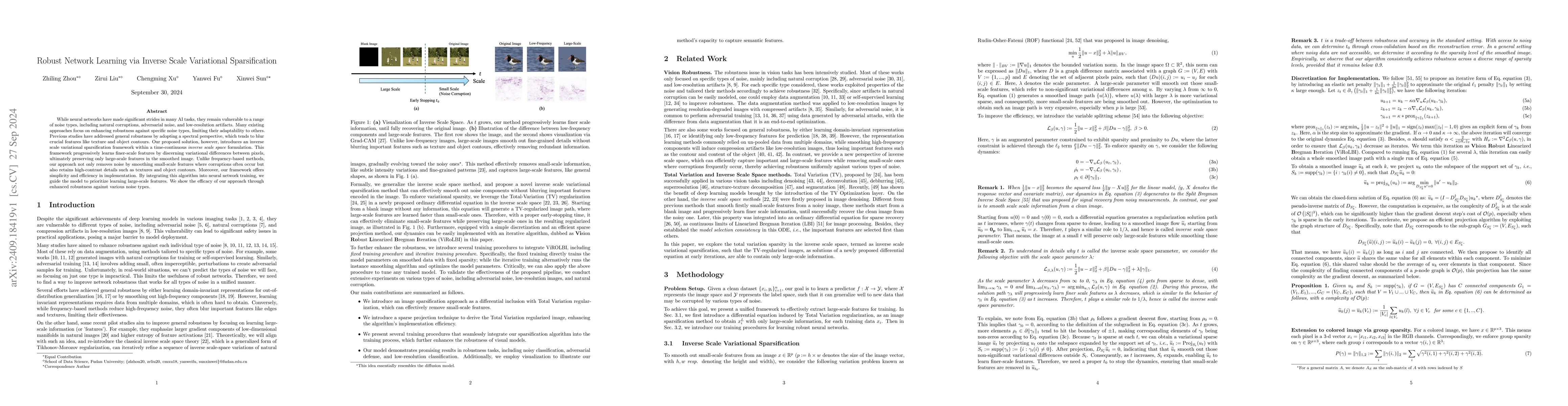 Thumbnail for Robust Network Learning via Inverse Scale Variational Sparsification