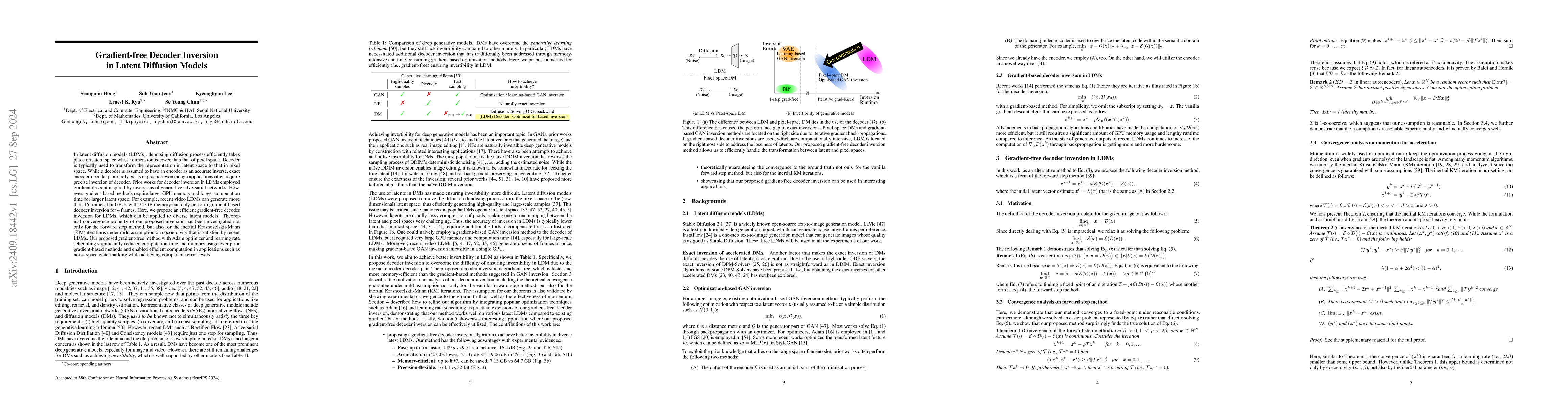 Thumbnail for Gradient-free Decoder Inversion in Latent Diffusion Models