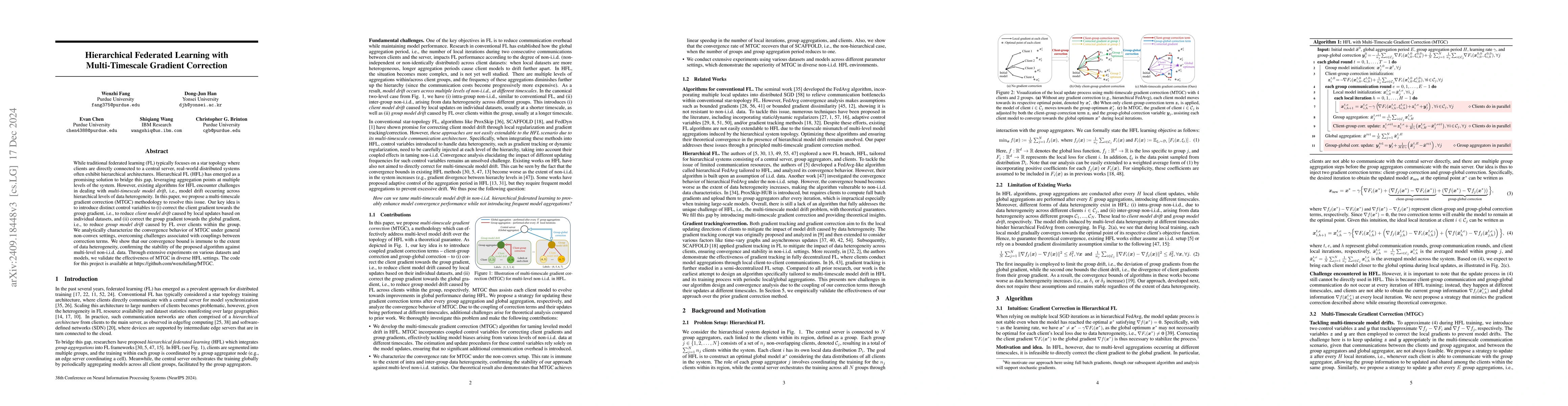 Thumbnail for Hierarchical Federated Learning with Multi-Timescale Gradient Correction