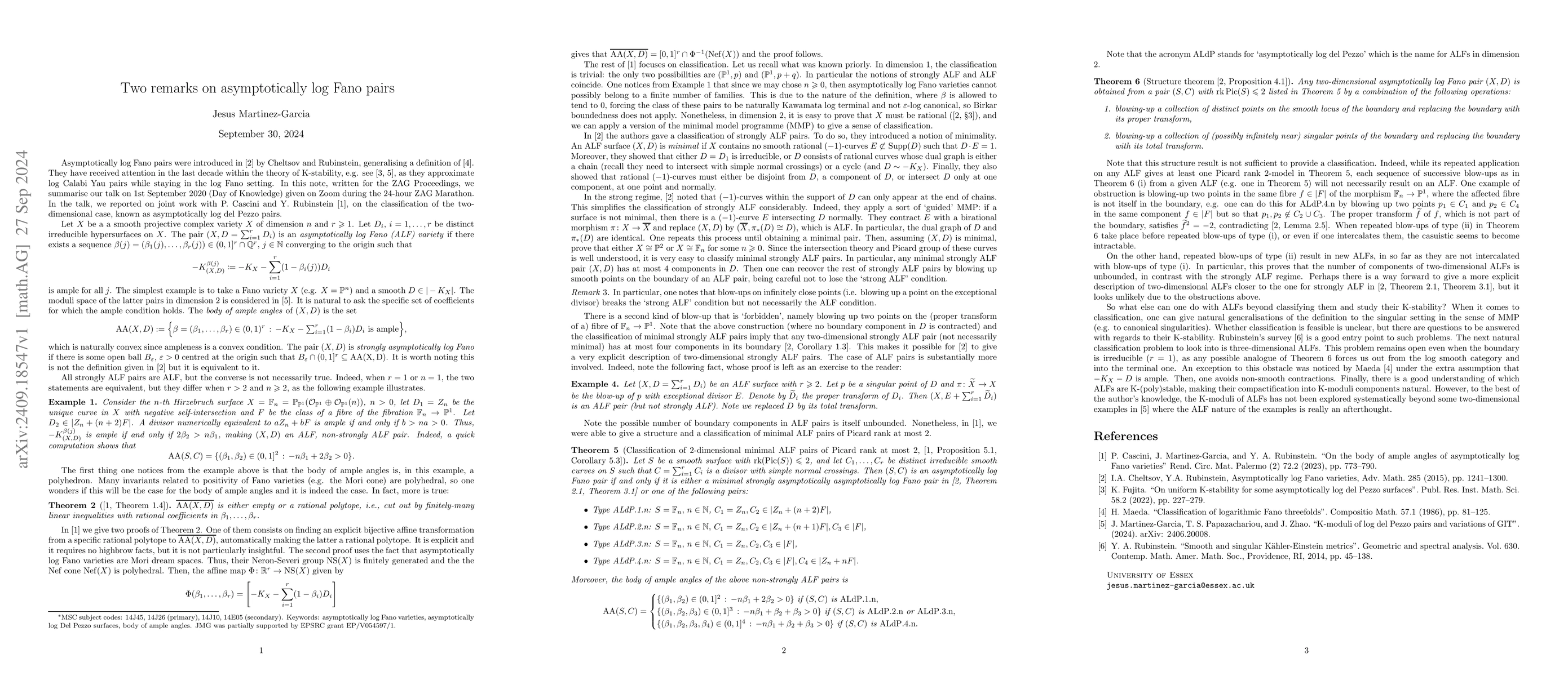 Thumbnail for Two remarks on asymptotically log Fano pairs