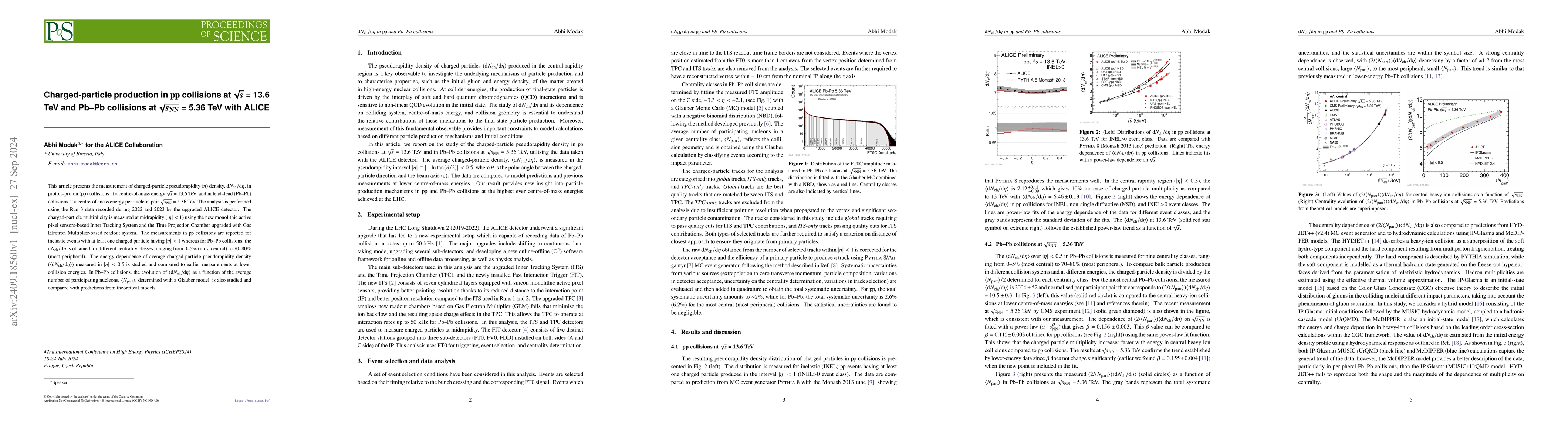 Thumbnail for Charged-particle production in pp collisions at $\sqrt{s}$ = 13.6 TeV
  and Pb$-$Pb collisions at $\sqrt{s_{\mathrm{NN}}}$ = 5.36 TeV with ALICE