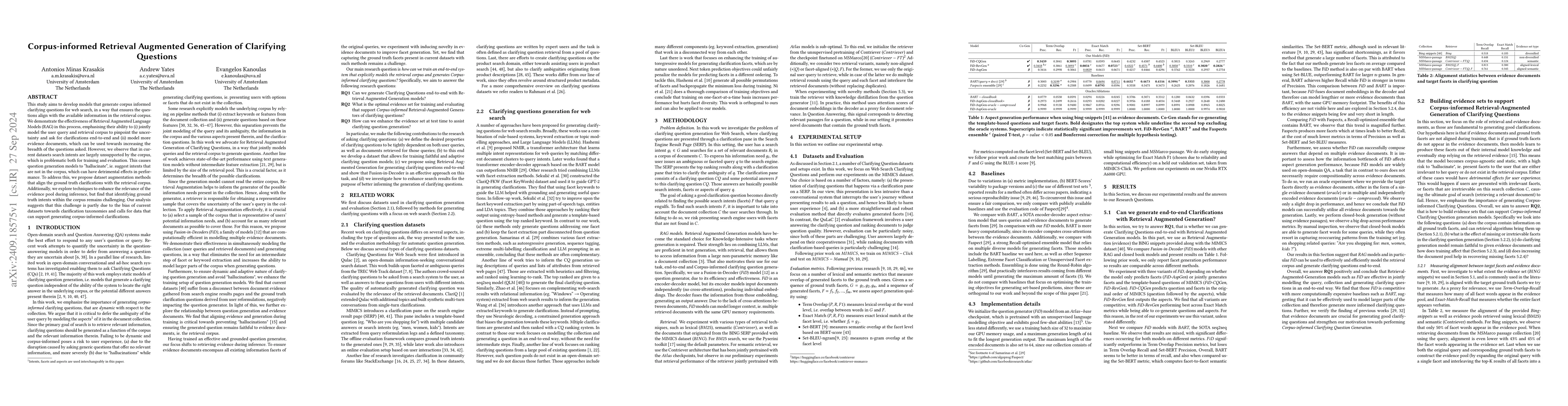 Thumbnail for Corpus-informed Retrieval Augmented Generation of Clarifying Questions