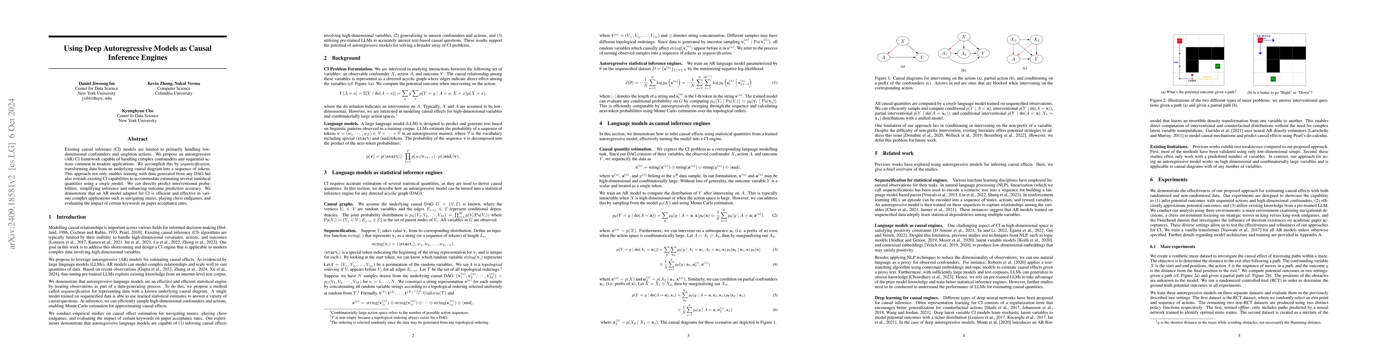 Thumbnail for Using Deep Autoregressive Models as Causal Inference Engines