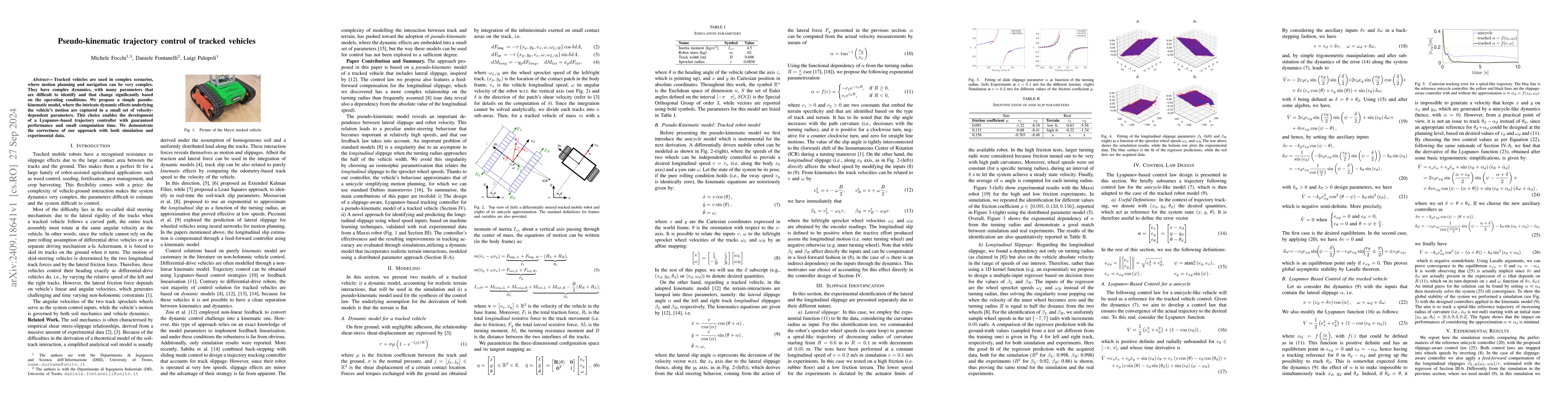Thumbnail for Pseudo-kinematic trajectory control of tracked vehicles