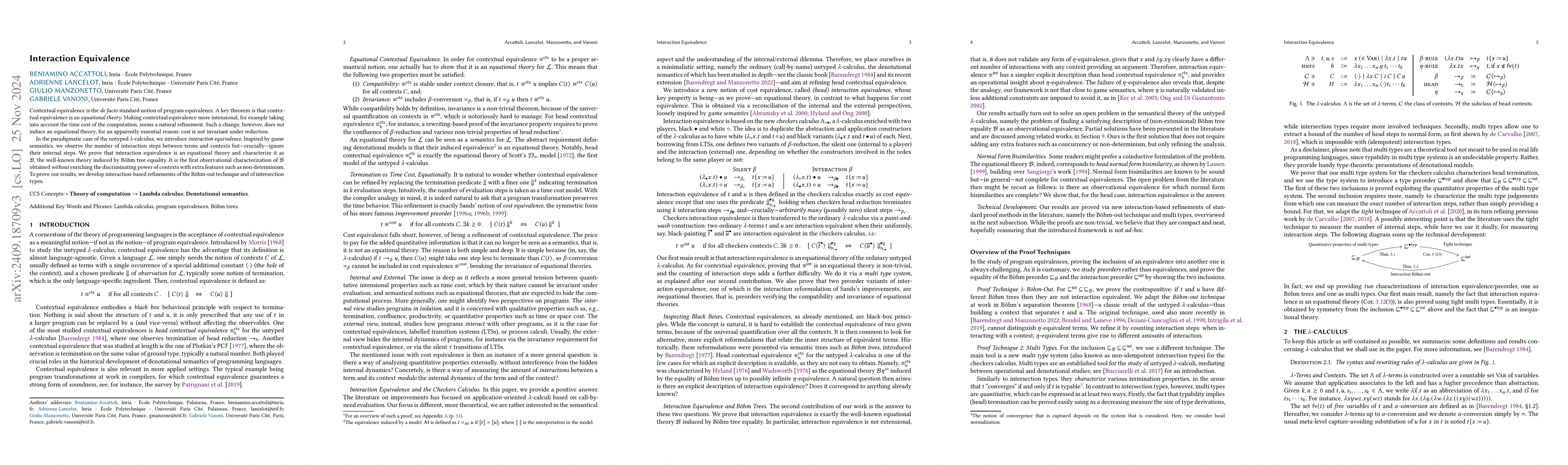 Thumbnail for Interaction Equivalence