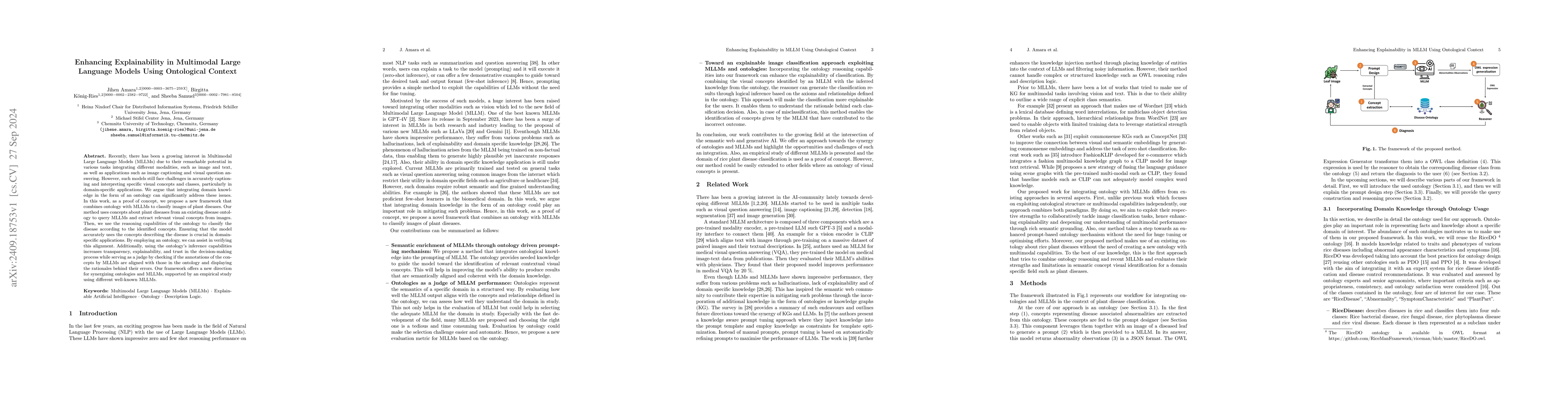 Thumbnail for Enhancing Explainability in Multimodal Large Language Models Using
  Ontological Context