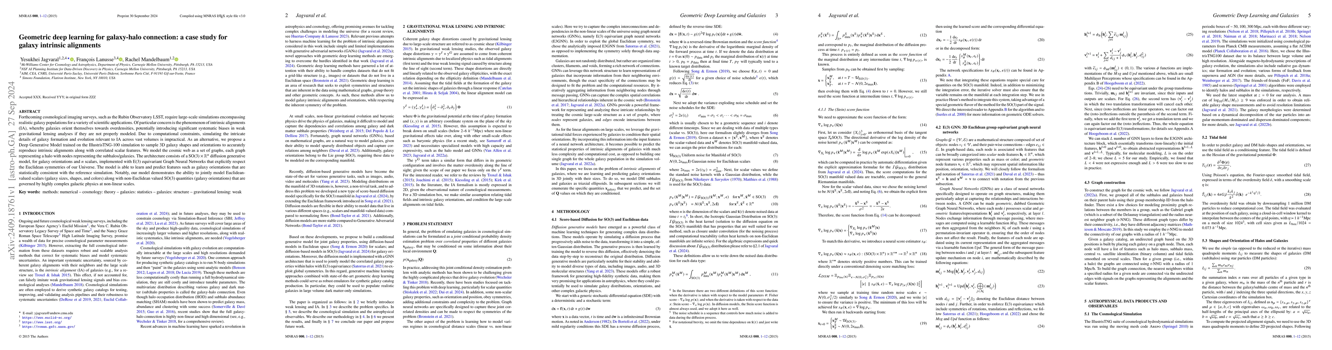 Thumbnail for Geometric deep learning for galaxy-halo connection: a case study for
  galaxy intrinsic alignments