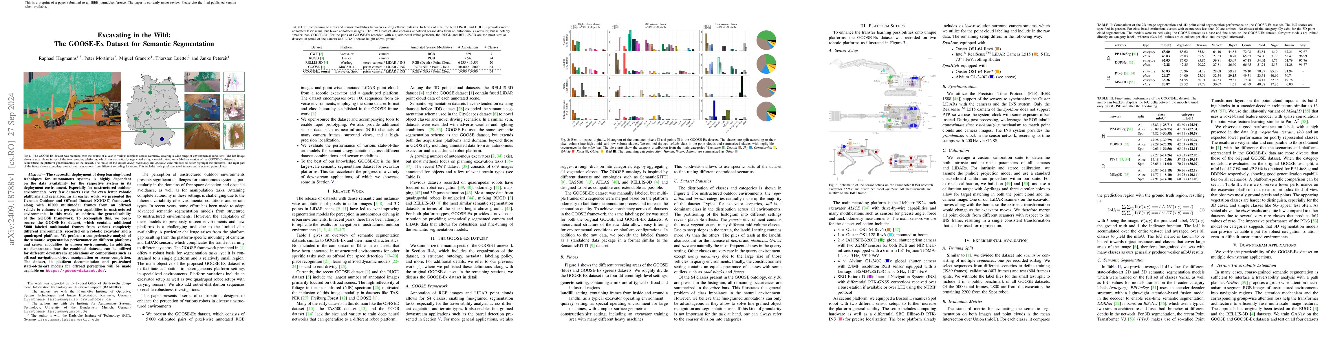 Thumbnail for Excavating in the Wild: The GOOSE-Ex Dataset for Semantic Segmentation