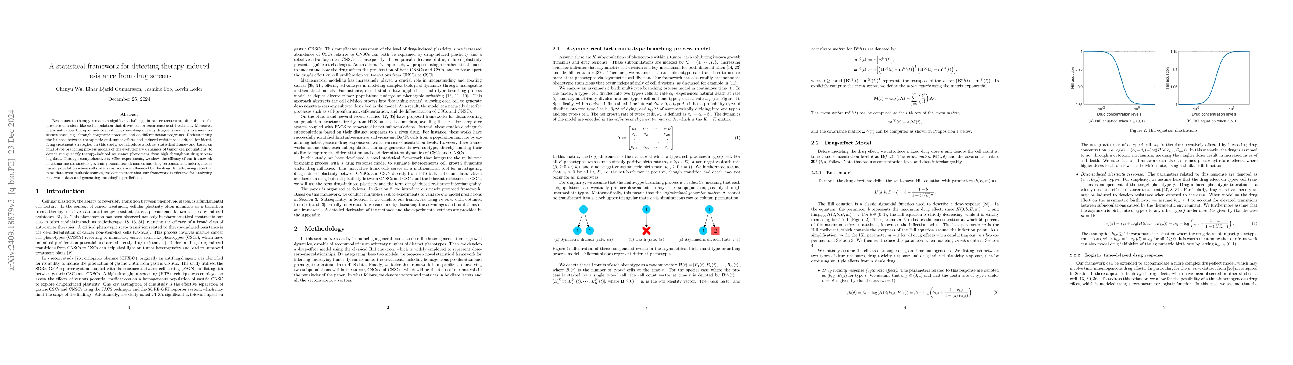 Thumbnail for A statistical framework for detecting therapy-induced resistance from
  drug screens