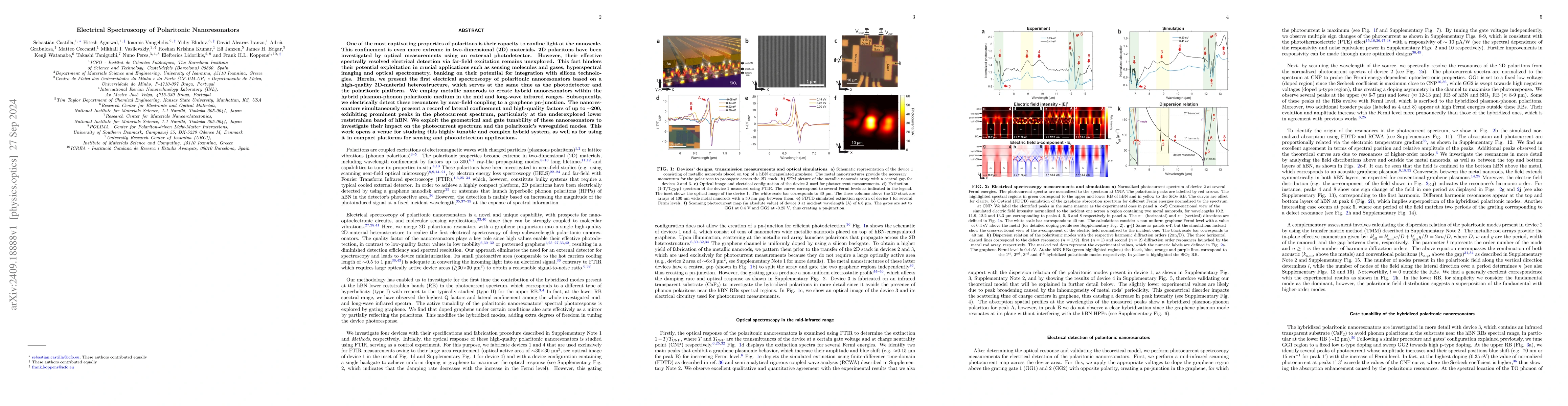 Thumbnail for Electrical Spectroscopy of Polaritonic Nanoresonators