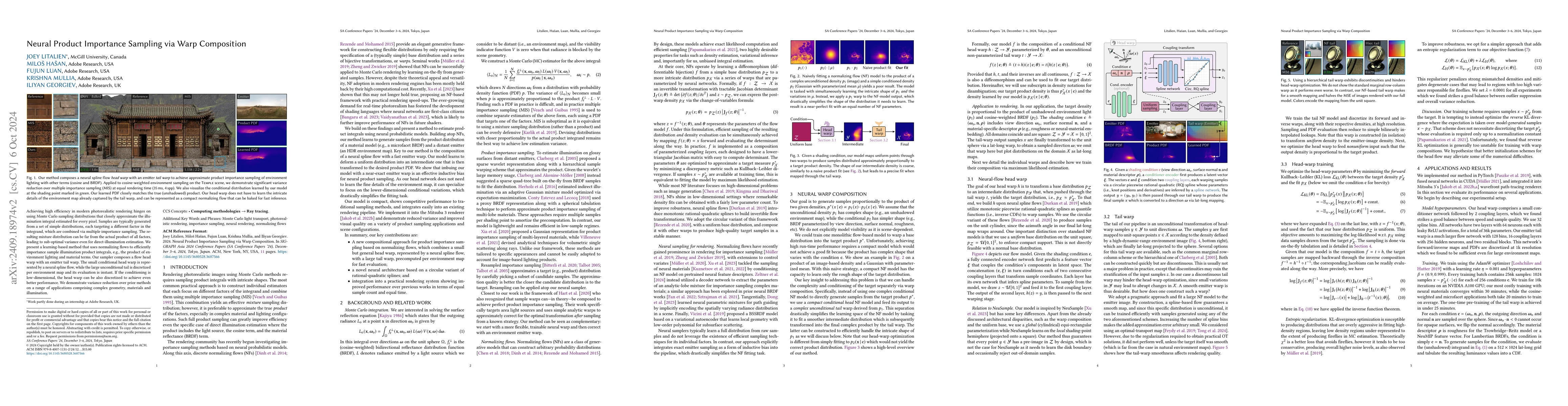 Thumbnail for Neural Product Importance Sampling via Warp Composition