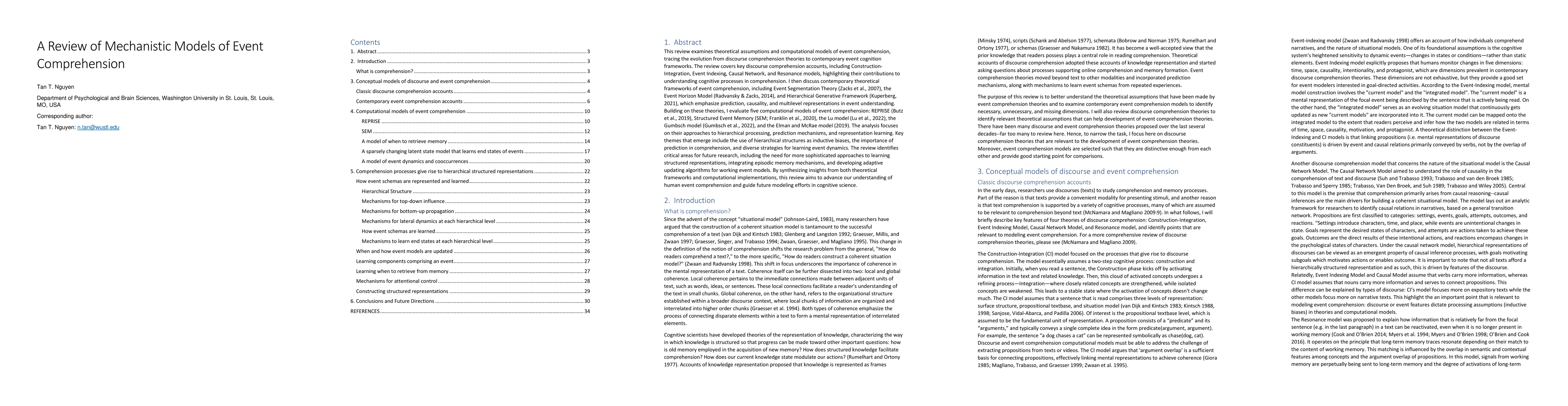 Thumbnail for A Review of Mechanistic Models of Event Comprehension