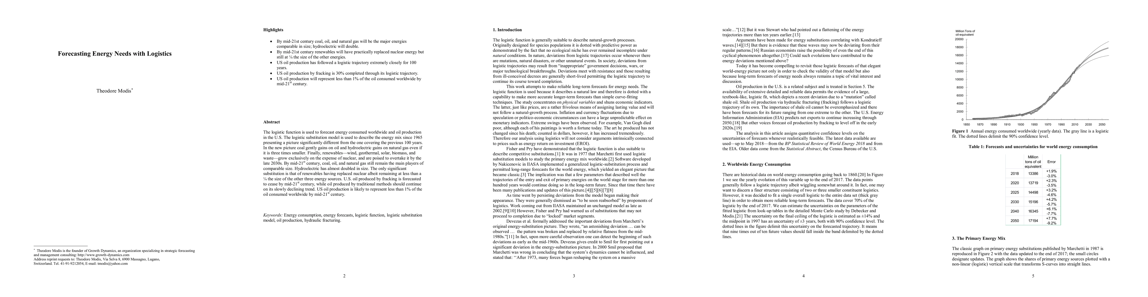 Thumbnail for Forecasting Energy Needs with Logistics