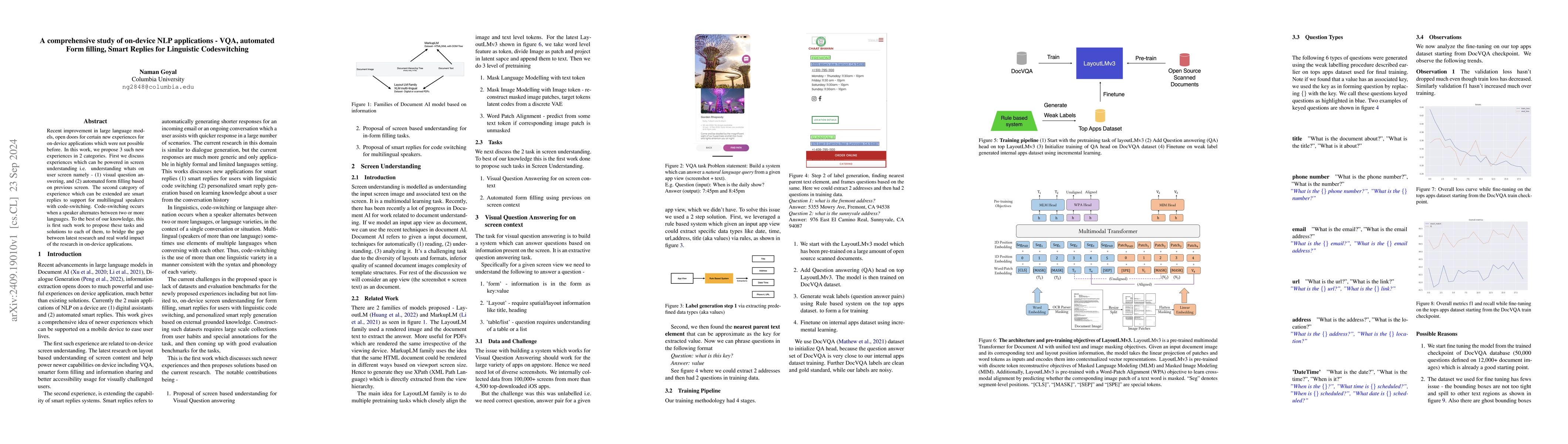 Thumbnail for A comprehensive study of on-device NLP applications -- VQA, automated
  Form filling, Smart Replies for Linguistic Codeswitching