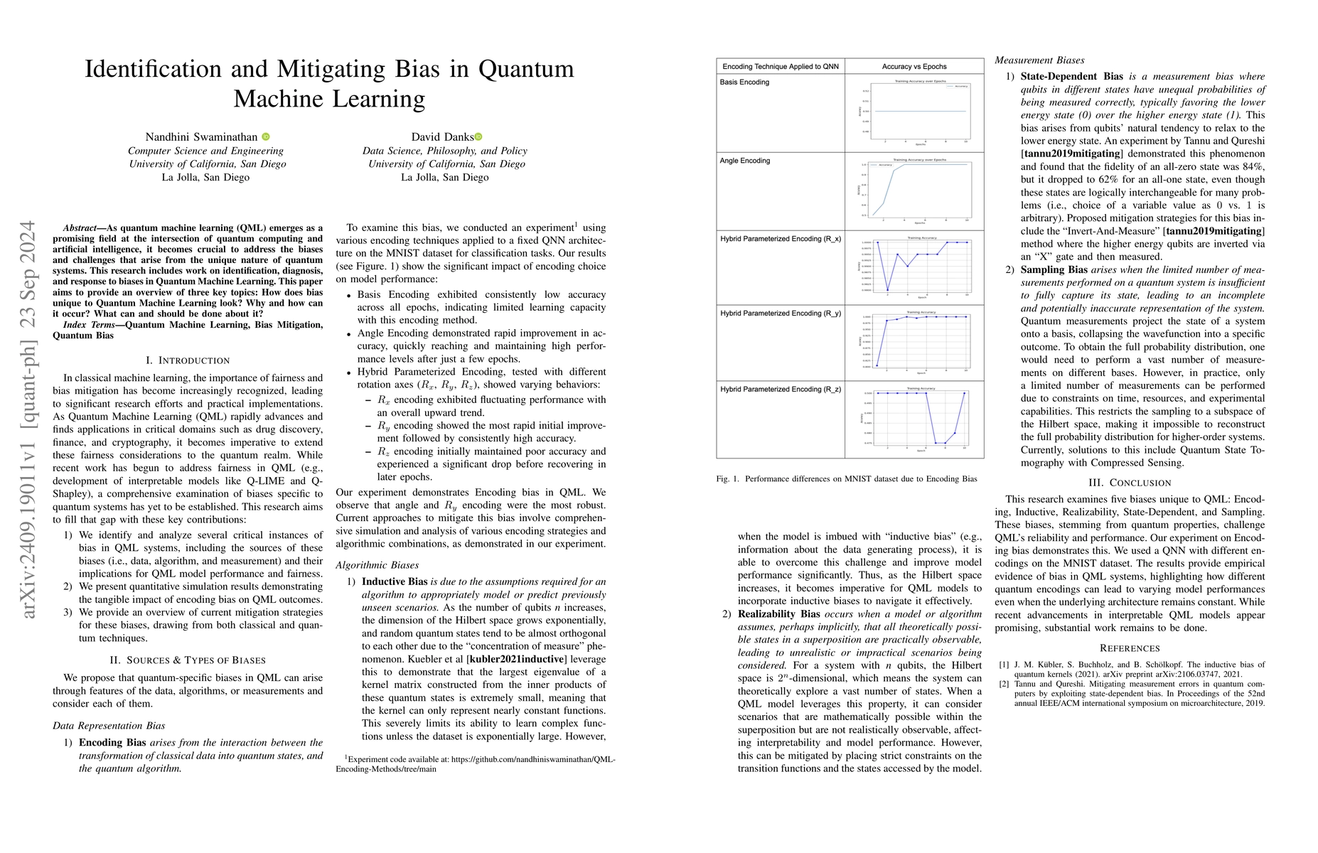 Thumbnail for Identification and Mitigating Bias in Quantum Machine Learning