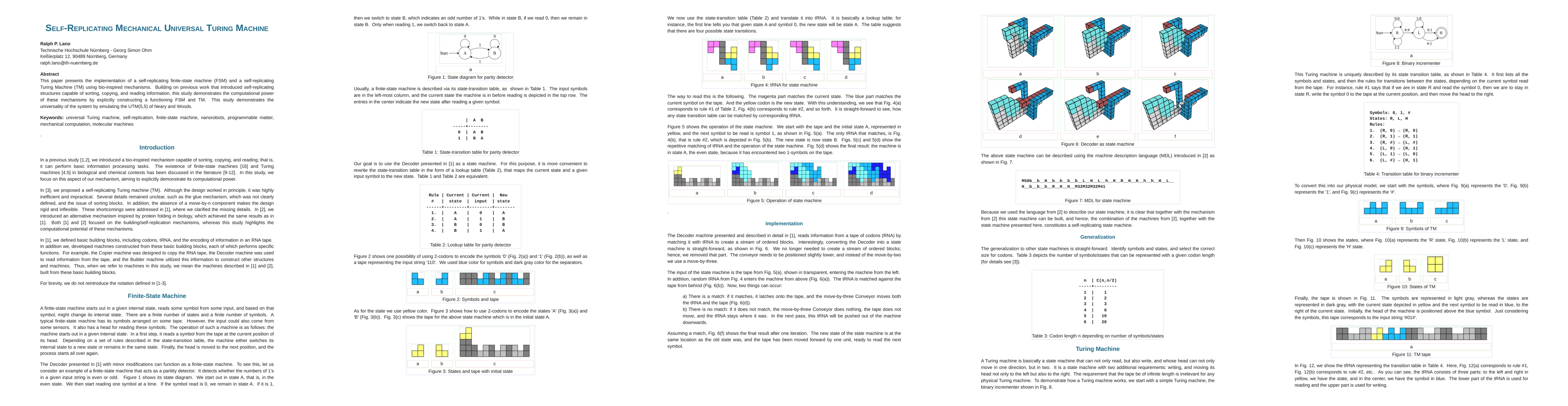 Thumbnail for Self-Replicating Mechanical Universal Turing Machine
