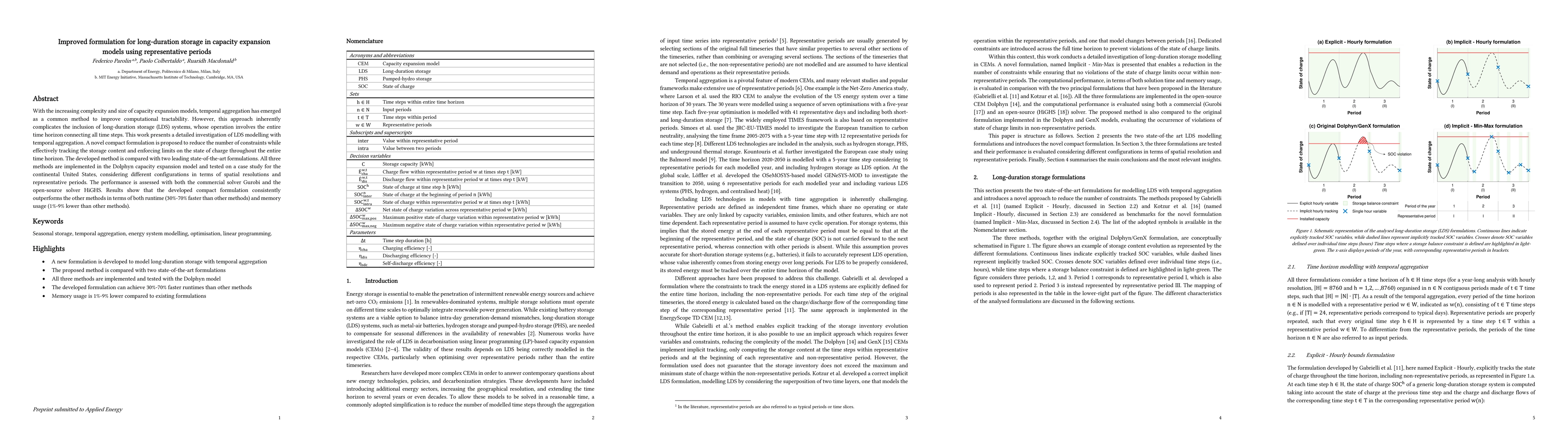 Thumbnail for Improved formulation for long-duration storage in capacity expansion
  models using representative periods