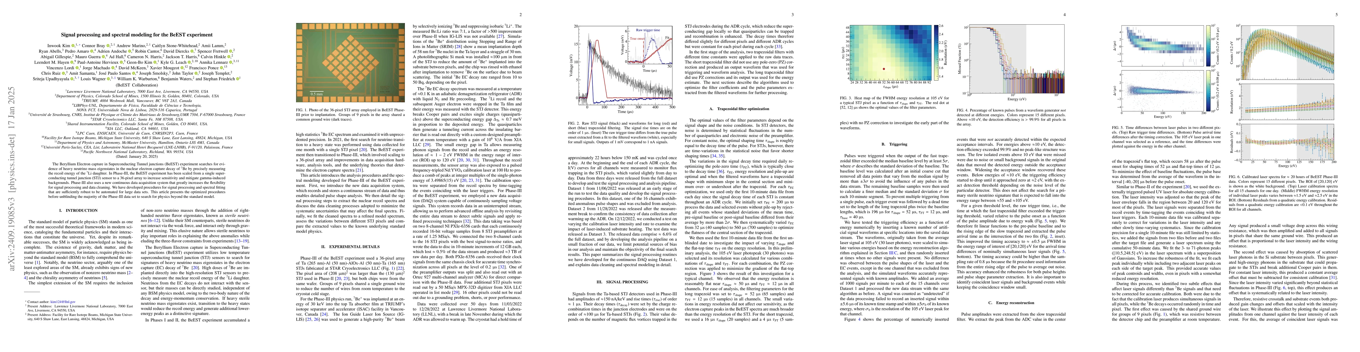 Thumbnail for Signal processing and spectral modeling for the BeEST experiment