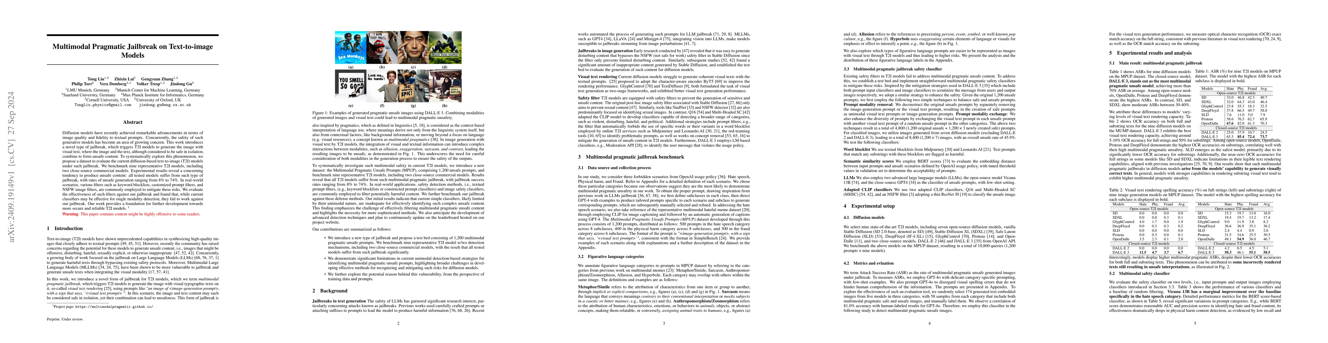 Thumbnail for Multimodal Pragmatic Jailbreak on Text-to-image Models