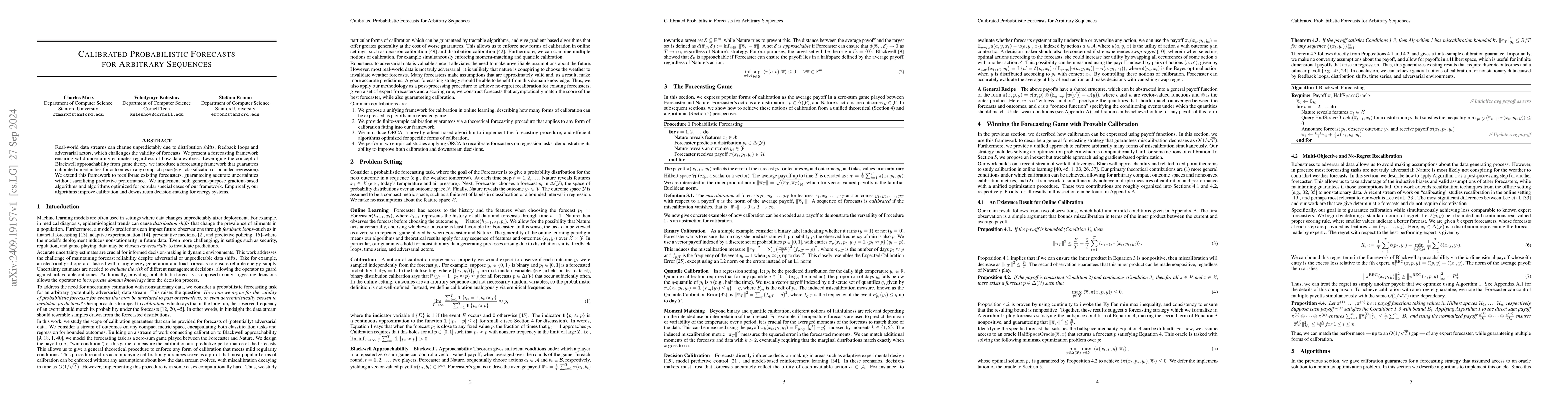 Thumbnail for Calibrated Probabilistic Forecasts for Arbitrary Sequences