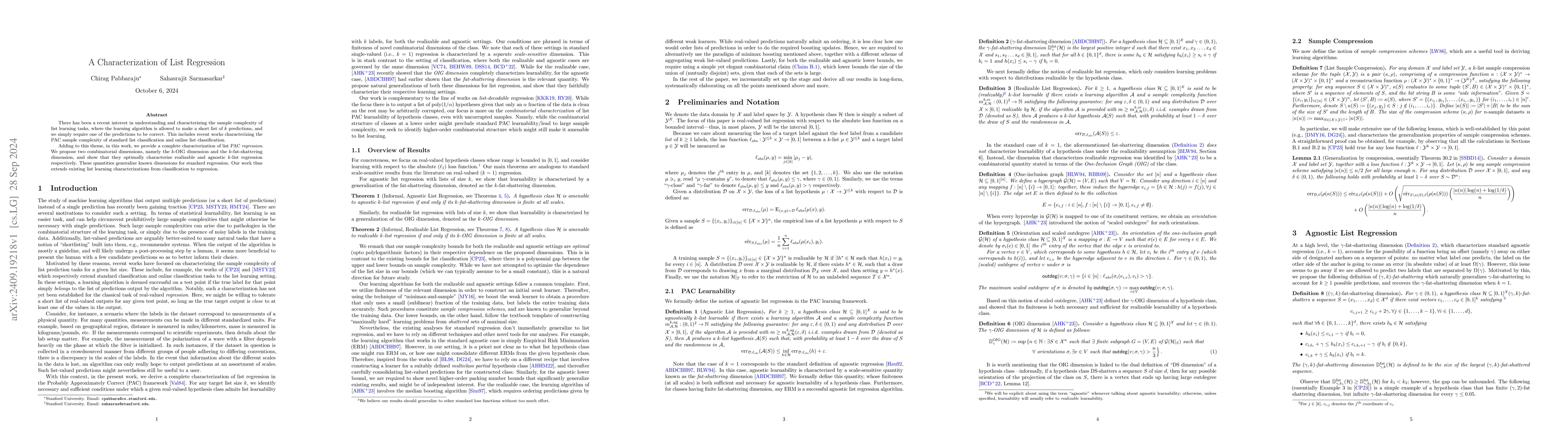 Thumbnail for A Characterization of List Regression