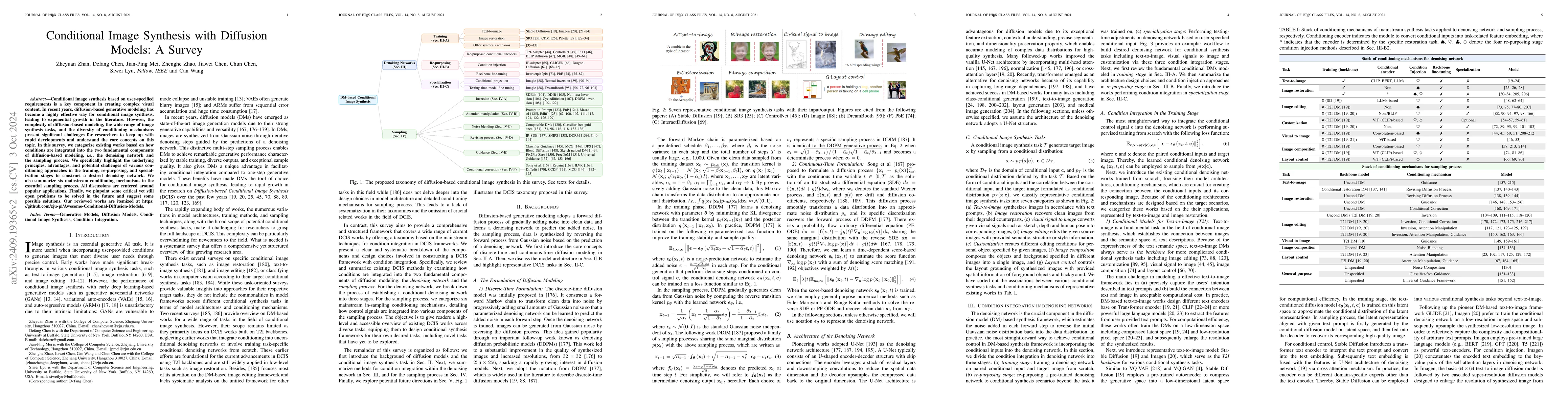 Thumbnail for Conditional Image Synthesis with Diffusion Models: A Survey